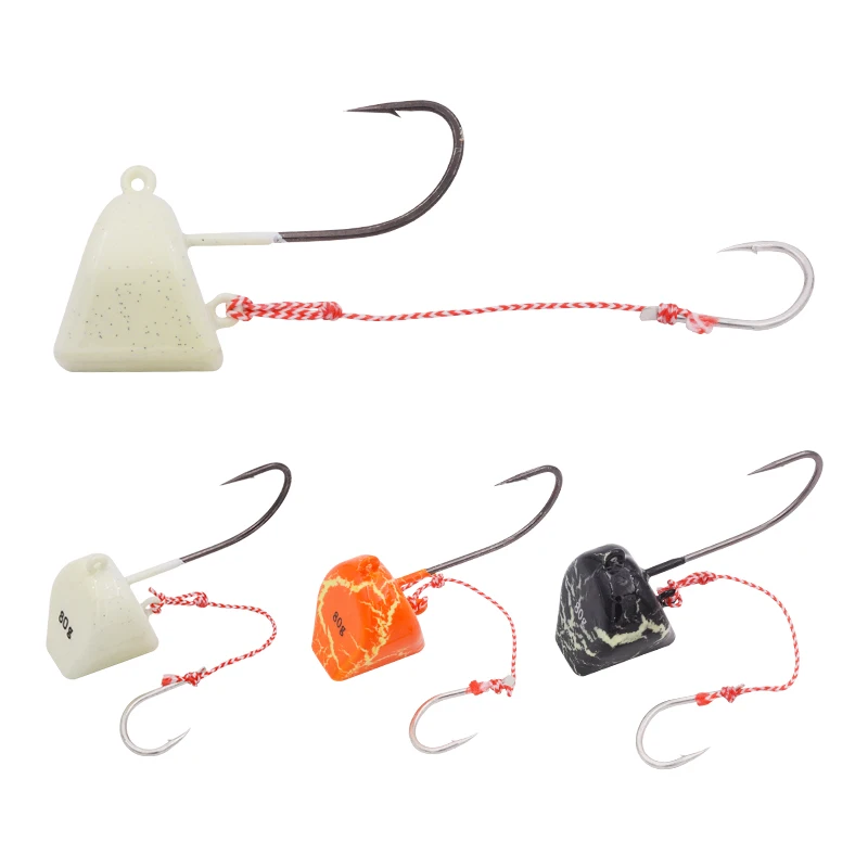 Funadaiko Tenya 40g 60g 80g 100g 120g 150g Madai Sliding Mold Jig Head Bait  Glow Snapper Sea Fishing Inchiku Jig Lure