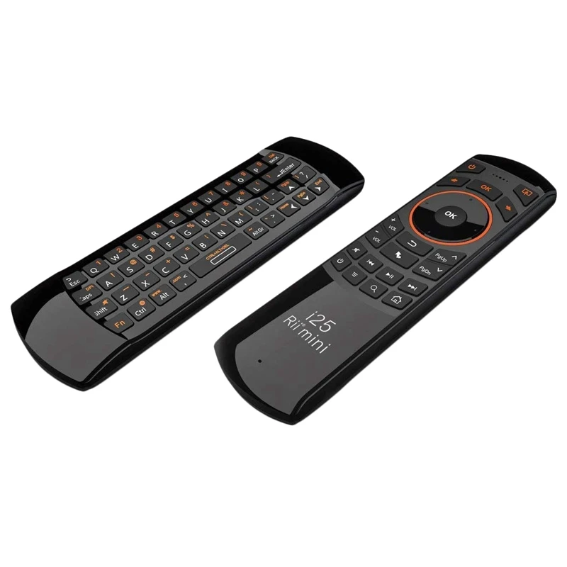 Rii Mini I25 2,4 Ghz Air mouse пульт дистанционного управления с клавиатурой IR Learning пульт дистанционного управления для Smart tv Android tv Box IP tv PC HTPC