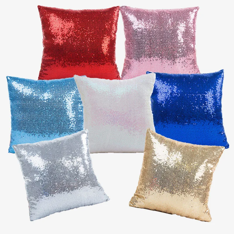 glitter photo pillow