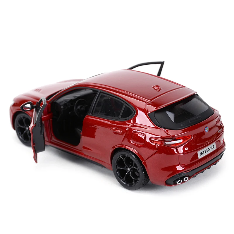 Bburago 1:24 Alfa Romeo Stelvio SUV Car Static Die Cast Vehicles Collectible Model Car Toys 2