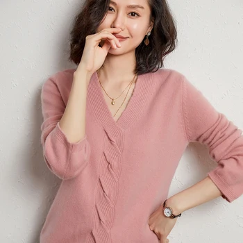 

Helovi fashion Winter Sweater Women Knitted cardigan Sweaters cashmere coat