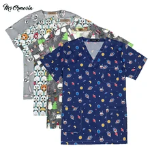 Женские хирургические медицинские униформа для сотрудниц спа-салонов в больнице для ролевых игр, медсестра, Красота салон стоматологическая клиника аптека ПЭТ veterinar форма лабораторный халат