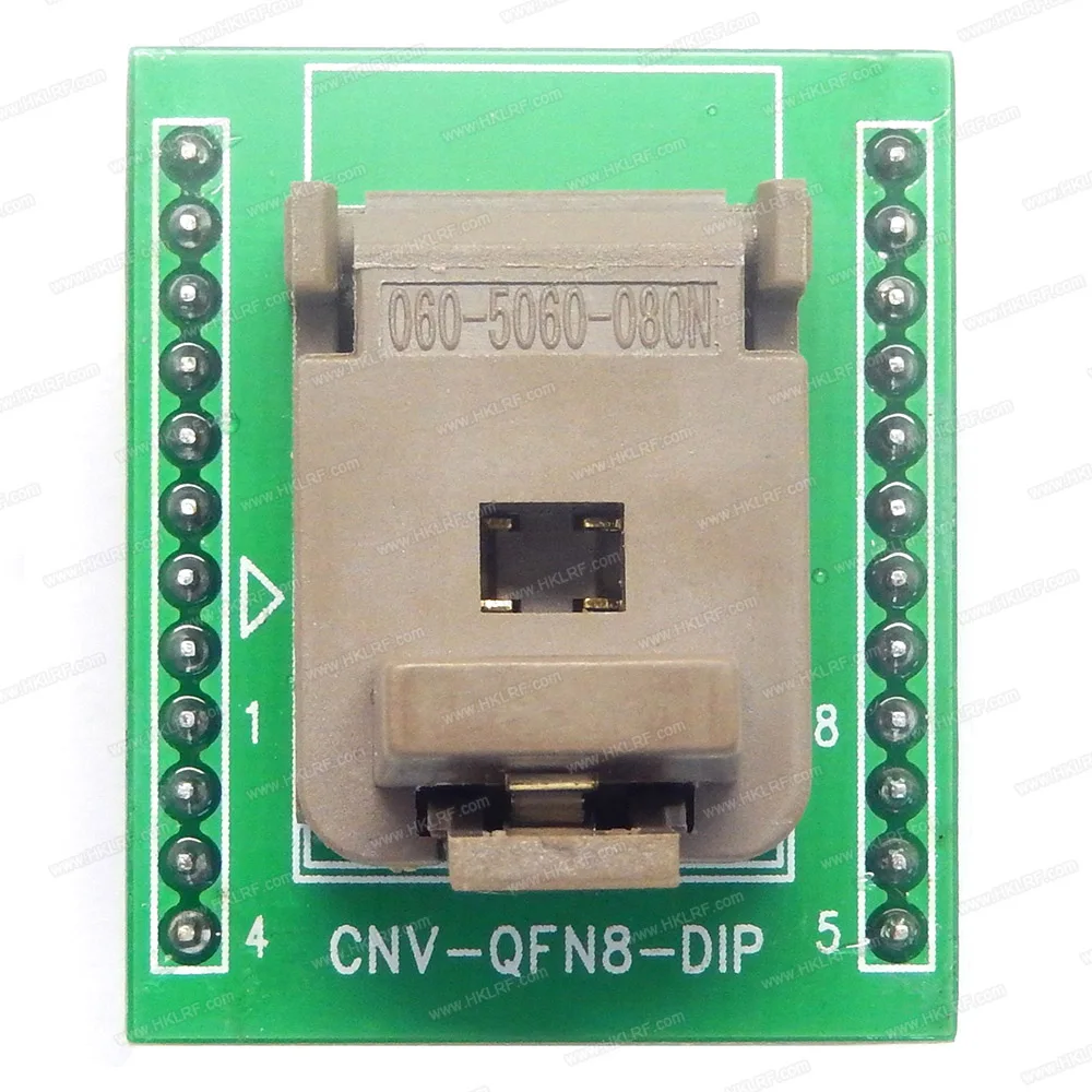 QFN8 для DIP8 программист адаптер 24Pin Тесты сиденье CNV DIP IC проверочные розетки DFN8 MLF8 5*6