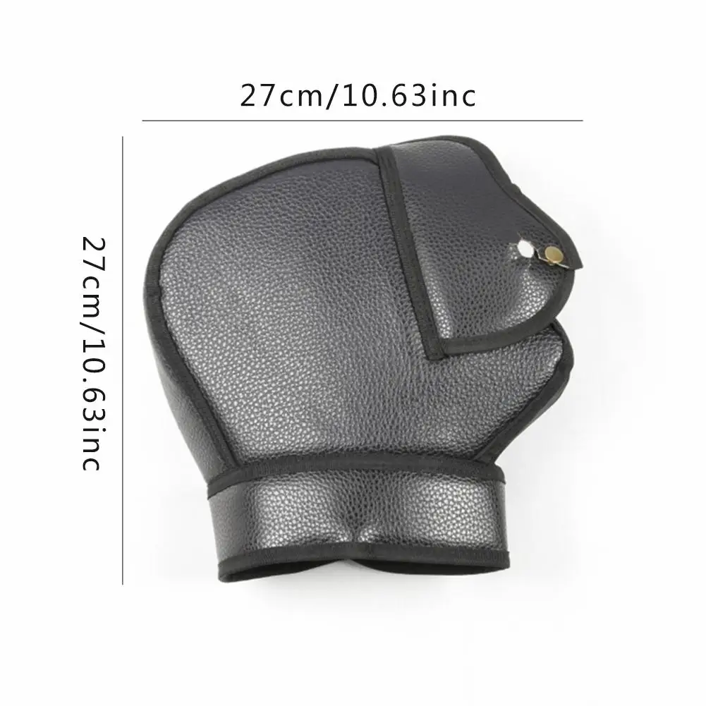 1 пара 27 см мотоциклетные ручки бар муфты снегоход водонепроницаемый ветрозащитный теплый чехол перчатки зимние черные