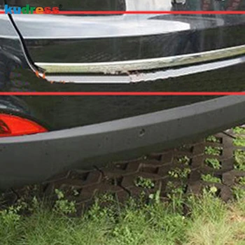 

For Hyundai Tucson IX35 2010 2011 2012 Chrome Tail Gate Protector Rear Door Trunk Lid Cover Trim Trunk Covers Trims Decoration