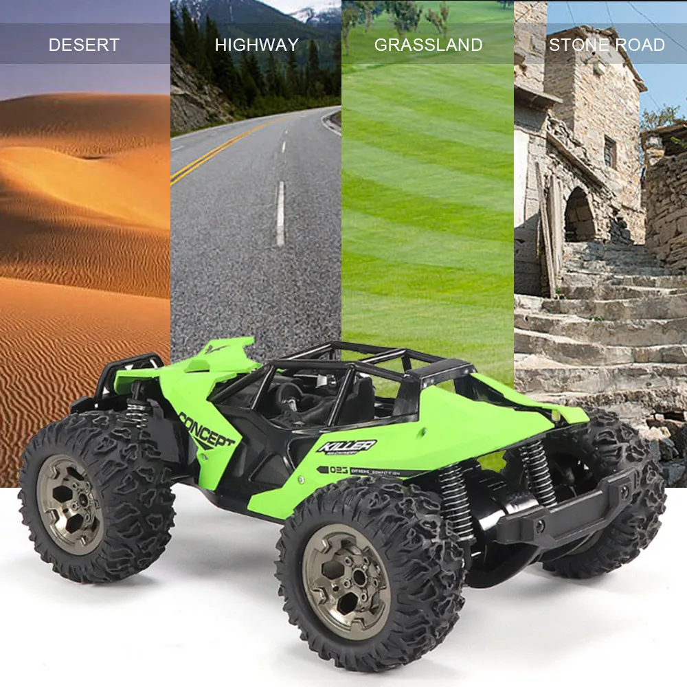 1:12 2WD RC Cars 2.4G Remote Control Bigfoot Car Toys Buggy High Speed 25KM/H Off-Road Vehicle Toys for Children Kids Best Gifts