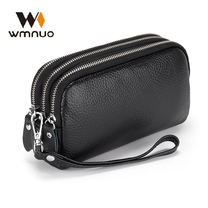 Женский Повседневный клатч Wmnuo маленькая трехслойная сумка из натуральной