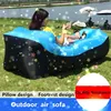 Waterproof Lazy Air Inflatable Sofa Portable Outdoor Beach Air Sofa Bed Sleeping Bag Bed Oxford Cloth 2