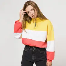 Модная женская короткая Повседневная Толстовка с О-образным вырезом и длинным рукавом, топы с цветочным принтом, толстовки, топы для бега