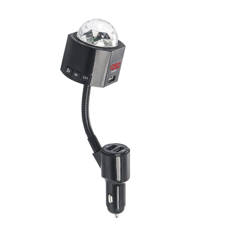 KAJARN FM передатчик автомобильный mp3 плеер модулятор FM Bluetooth Voiture автомобильное зарядное устройство Daul USB беспроводной громкой связи ночной светодиодный фонарь