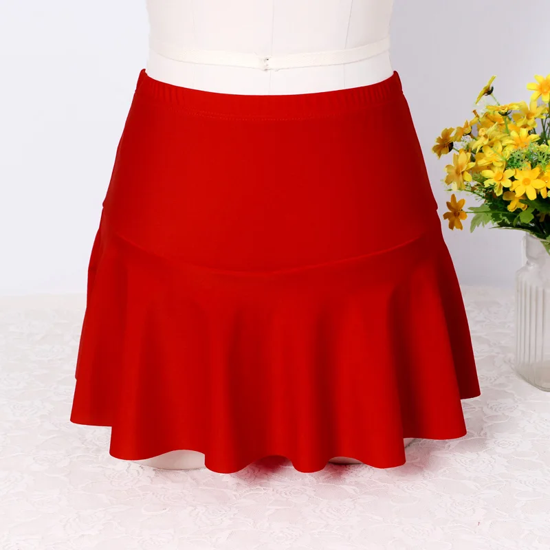 Юбки-бикини для молодых женщин одноцветная универсальная юбка с оборками