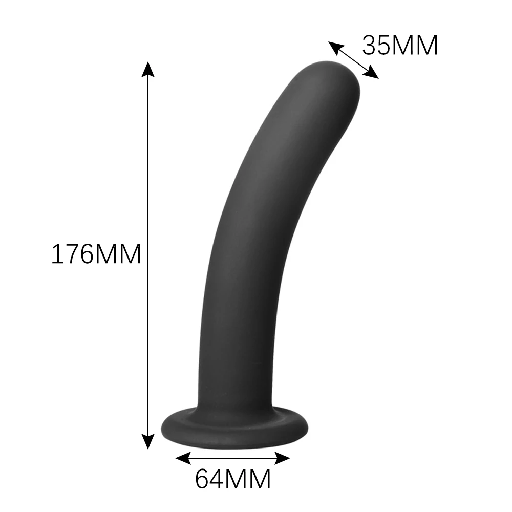 Силиконовая Анальная пробка мощная присоска Вагинальный массажер простаты