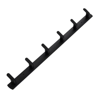 

Bathroom Coat Hook Hanger Towel Hook Wall Hanging Door Behind Coat Hanger 6 Hook