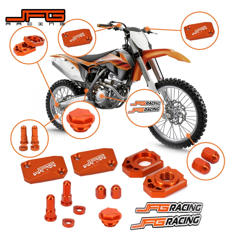 Комплект крышек для резервуара тормозной муфты с ЧПУ мотоцикла KTM SX SXF XC XCF XCW XCFW EXC