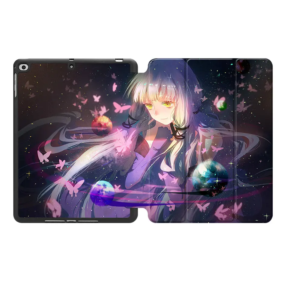 IPTPU19 Чехол MTT Anime Girl для iPad 9,7 дюймов TPU мягкая задняя кожаная откидная смарт-крышка для iPad Air 1 Air 2 чехол для планшета держатель для карандаша - Цвет: IPTPU19