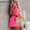 Women Tiered Ruffle Ruched Cami Dress Casual Dress  Elegant Fashion Chic Dress ► Photo 2/4