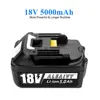 WIth Charger BL1860 Rechargeable Battery 18 V 6000mAh Lithium Ion for Makita 18v Battery BL1840 BL1850 BL1830 BL1860B LXT 400 ► Photo 3/6