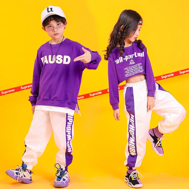 

Children Jazz Dance Costume Men And Women Child Jazz Hip Hop Hip Hop Performance Costume Spring And Autumn Fashion