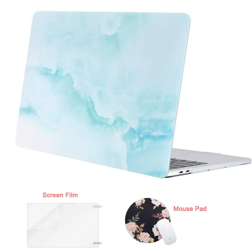 H073 Marble MOSISO Ноутбук Жесткий чехол для Macbook Air retina Pro 13 15 Сенсорная панель A1706 A1989 A2159 A1708 A1932 Mac Macbook Air 13 Чехол Крышка - Цвет: H073 Marble