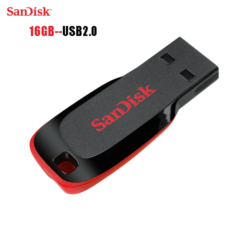 USB флеш-накопитель SanDisk CRUZER CZ50 2 0 128 ГБ 64 32 16 8 4 Гб мини-флешка с поддержкой
