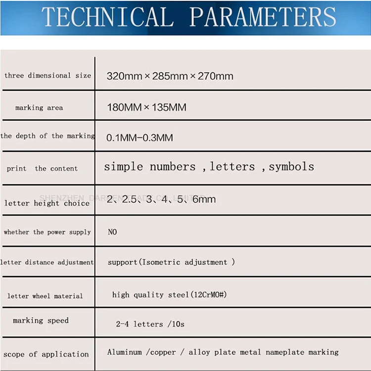 YK-A01 Semi-Automatic Manual Marking Machine Aluminum Labeling Coding Machine Eq