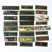 2 шт. медаль американского Морского корпуса значок вышитый Железный На Патчи для одежды DIY полосатая одежда Лоскутные наклейки на заказ значки