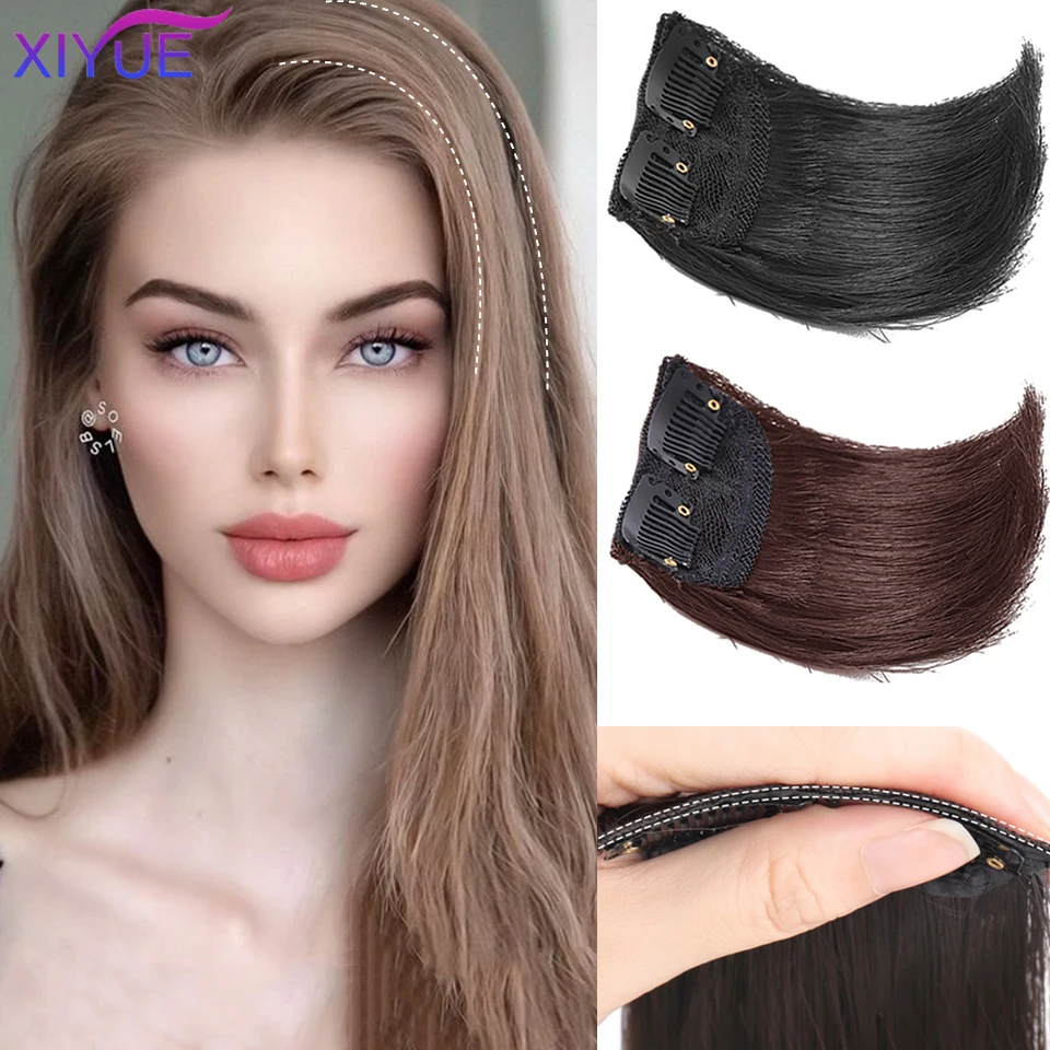 XIYUE Pad Hair Pieces Clip In Hair Extensions Clips Synthetic Long Straight Clip In Synthetic Hair Extensions Increase Hair