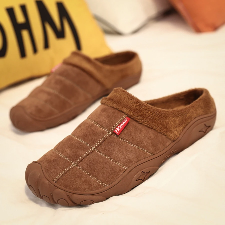 Men Shoes Driving-Footwear Outdoor Waterproof Warm Winter Man Plush 48 Big-Size