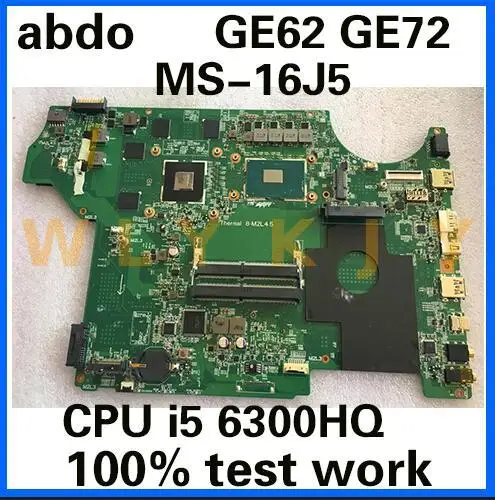 MS-17951 MS-16J51 for MS-1795 MS-16J5 MSI GE62 GE72 notebook ...