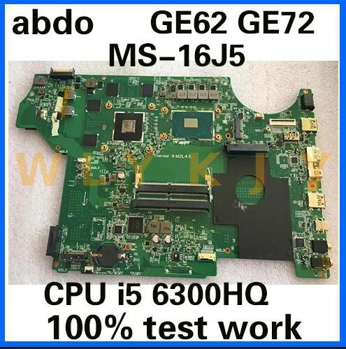 MS 17951 MS 16J51 for MS 1795 MS 16J5 MSI GE62 GE72 notebook ...