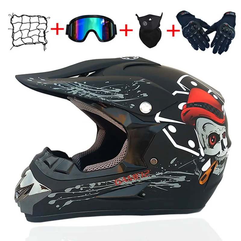 

Personality four seasons motorcycle cross country helmet men and women battery car mountain motorcycle full helmet DH speed drop