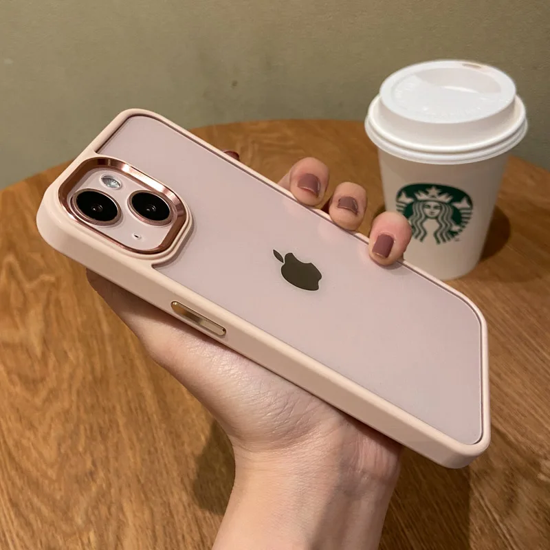 Металлический противоударный чехол-бампер для iphone 15, 15pro, 13, 14, 14Pro, 11, 12, 12pro Max