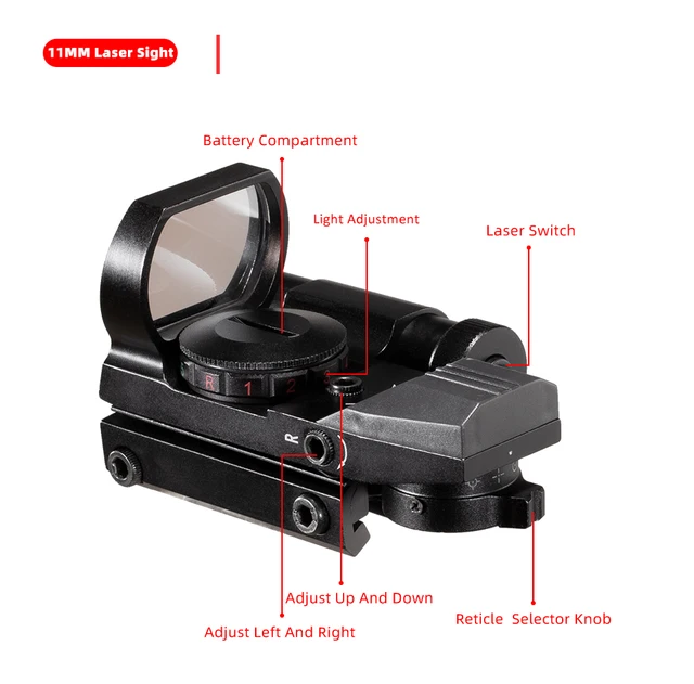  ACEXIER Red Dot Sight 1X30mm Scope Holographic 11mm