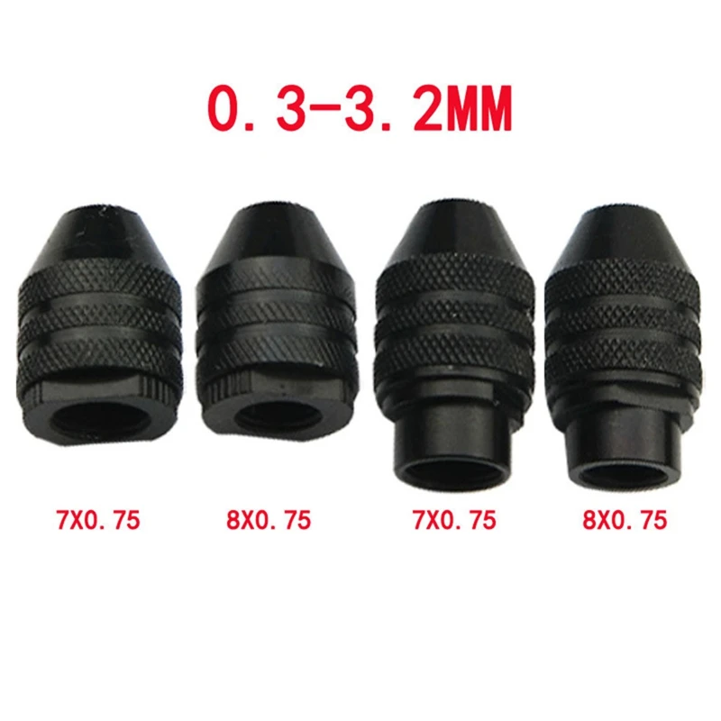 

4 Types Multi Chuck Keyless For Dremel Rotary Tools Keyless Drill Bit Chucks Adapter Converter Universal Mini Chuck