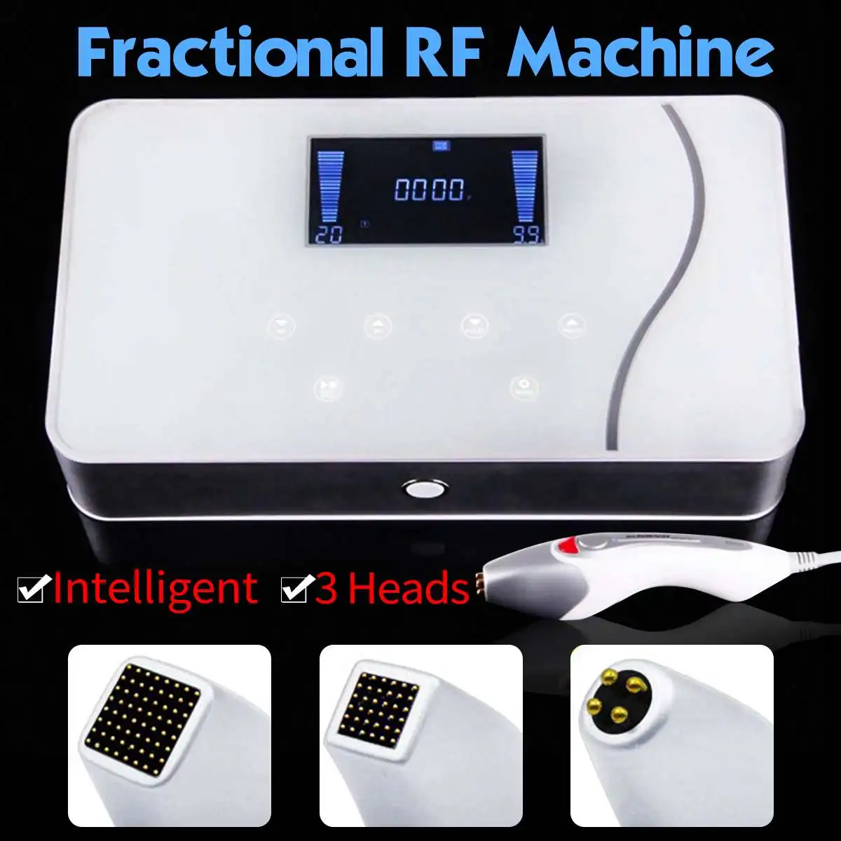 

100-220V Intelligent Fractional RF Machine Face Lift Skin Tightening Wrinkle Removal Dot Matrixs RF Beauty Device Machine