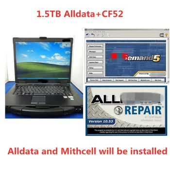 

2019 Installed Version Alldata and Mitchell Software all data 10.53 mitchell on demand 24in1 hdd 1.5tb with computer CF52 laptop