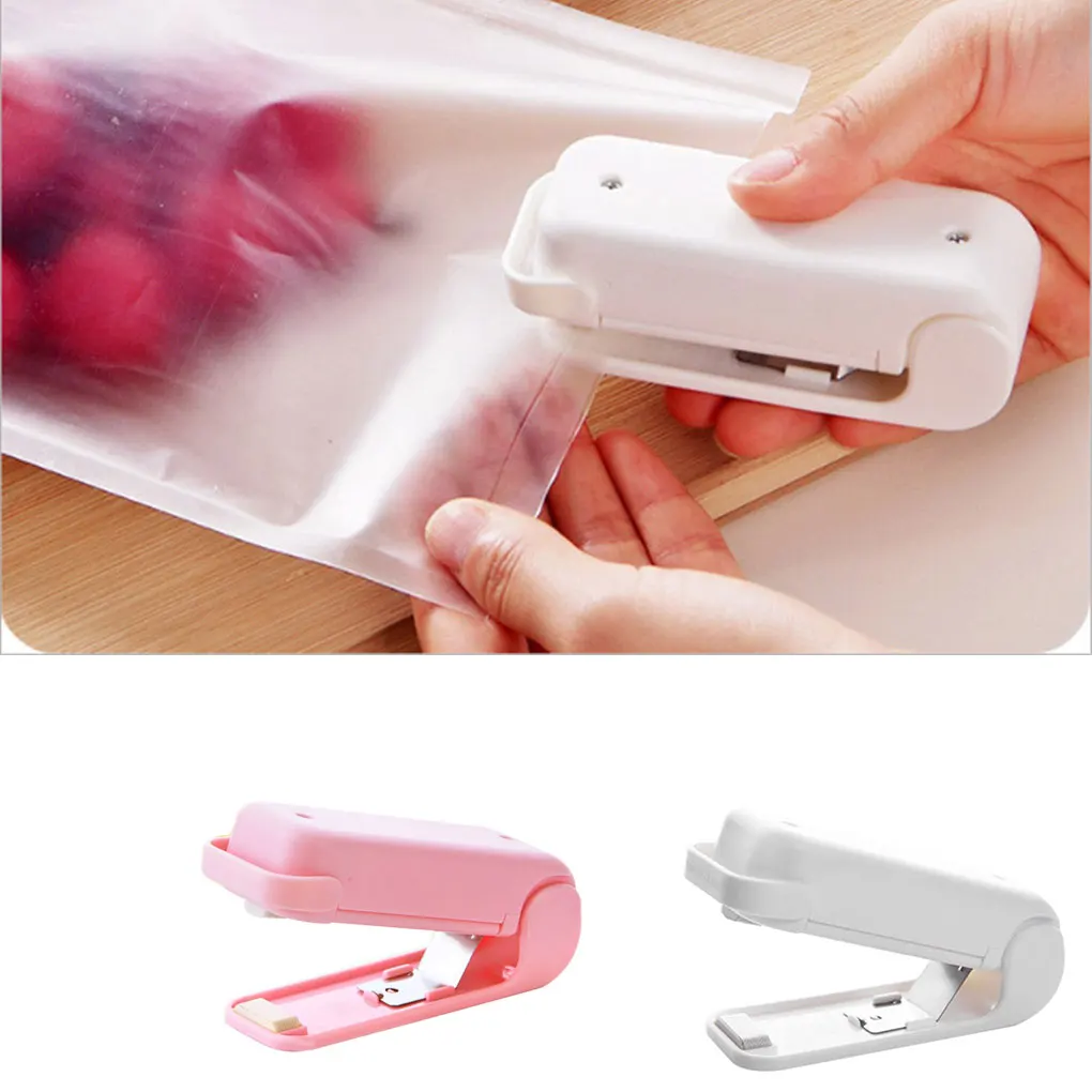CO_ Portable Mini Heat Sealing Machine Sealer Plastic Bag Food Storage F KM_ GI 