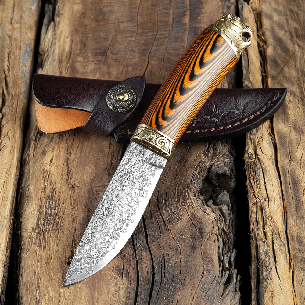 XITUO Samurai Sword Sharp VG10 Japanese Damascus Steel Paring Knife Ultra Multifuntion High-Quality Ebony Handle | Дом и сад