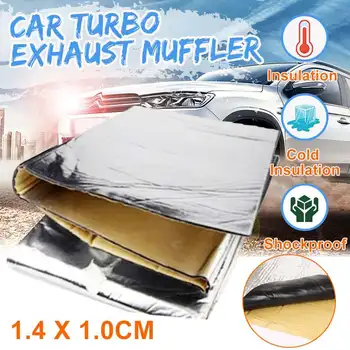 

1.4x1M Car Waterproof Dust Proof Deadener Mat Heat Sound Deadener Auto Engine Exhaust Muffler SUV Truck Insulation Mat