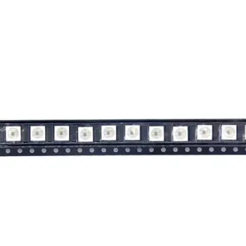 

NEW 200pcs SK9822A Integrate in SMD 5050 RGB Chip Built-In LED Individually Addressable 5V with DATA and CLOCK seperately 27KHZ
