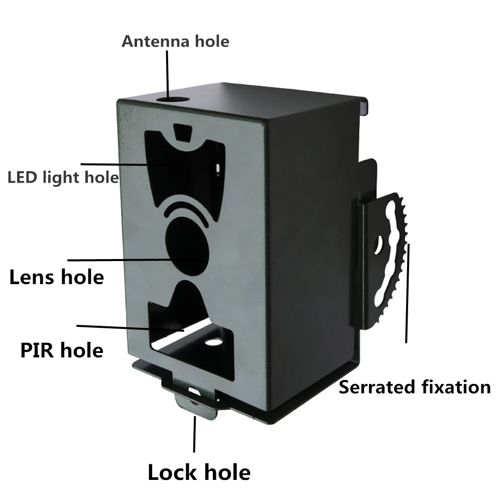 Outdoor Camera Suntek HC-801 Series Hunting Camera Security Protection Metal Case Iron Lock Box for HC801A HC801M/G HC-801LTE 5