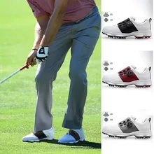 Обувь для гольфа мужская Водонепроницаемая дышащая нескользящая обувь шнурки для спортивной обуви спортивная обувь с шипами M88