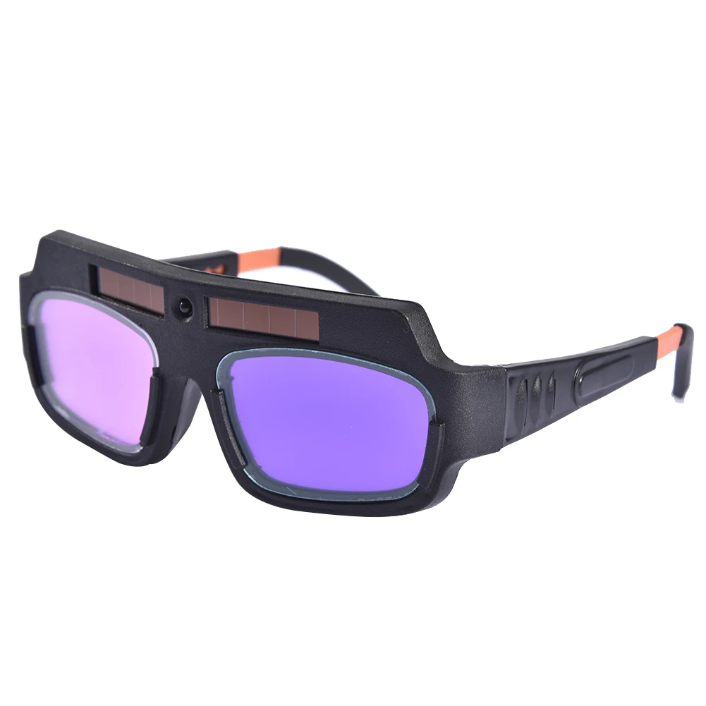 

Solar Automatic Blackening Welding Goggles Safety Protective Welding Glasses With PC Lens And Zipper Bag Anti-UV glasses