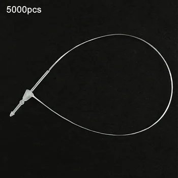 

5000pcs PP Easy Install 5 Inch Loop Pin Transparent Retail Store Price Tag Fastener Security Clothing Label Universal Disposable