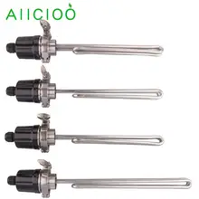 AIICIOO 1.5inch Tri-clamp Immersion Heater Heating Element with Black cover for Liquid  OD50.5mm 240v 2500w/3500w/4500w/5.5kw