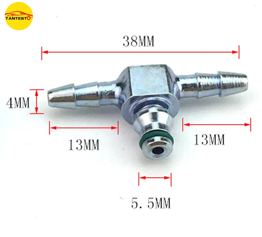 Diesel Injector Tube Pipe Oil Return Joint Two Ways Three Single Check Valve Parts for Bosch Denso Cat Cummin