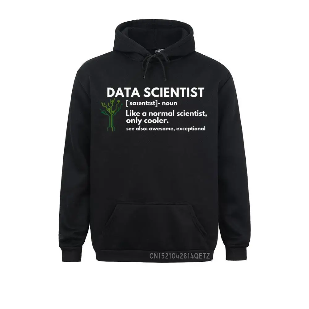 Plain Man Sweatshirts Long Sleeve Hoodies Hoods Data Scientist Definition Funny Computer Science T-shirt T-Shirt__B11827 Data Scientist Definition Funny Computer Science T-shirt T-Shirt__B11827black