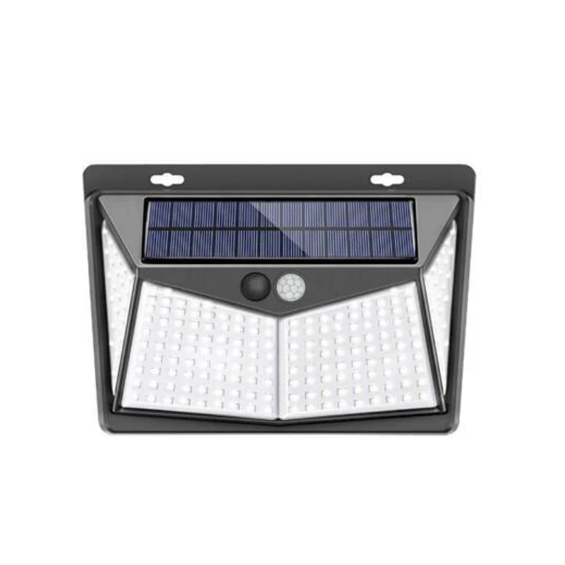 208 светодиодный светильник на солнечной батарее с питанием от ПИР, светильник с датчиком движения, наружный садовый охранный прожектор