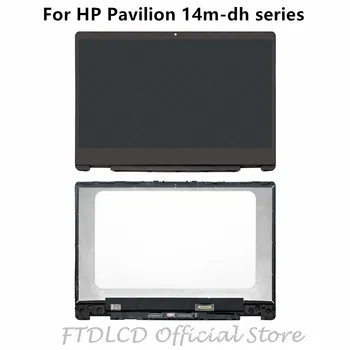

FTDLCD 14'' HD FHD LED LCD Touchscreen Digitizer+Bezel For HP Pavilion x360 Convertlble 14m-dh0001dx 14m-dh0003dx 14M-DH0003DX