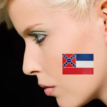 

Face Arm PVC Temporary State Flag Decorative Laptop Wall Tattoo Sticker Adhesive